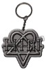 skull key ring band key chain rock punk key rings