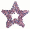 tinsel decoration star