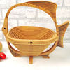 Fish-shaped bamboo fruit basket