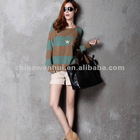 fashion striped knitted sweater 2012