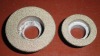 Vacuum brazed and electroplated CBN grinding wheel