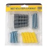 18 pcs Anchors & screws kit(pvc box comparment)