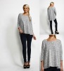 2012 women casual high fashion long pullover