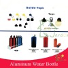 water aluminum bottle with nylon bag