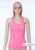 Girl Tank Top with hooded, cotton fabric