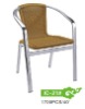 Flat Tube Aluminum Rattan Chair