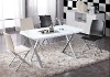 PU metal dining chair