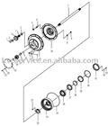 sdlg wheel loader LG956 final driver assy.