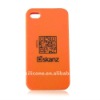 QR code silkscreen silicone case for iphone 4/ iPhone 4S