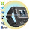 Avatar Watch Cell Phone with Multimedia and Compass Function (Black)