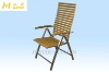 stainless steel with wood folding chairs