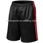 custom cheap dry fit international black basketball short for men