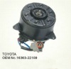 TOYOTA car radiator fan motor