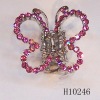 butterfly alloy hair claws H10246