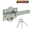 Steel Spain door lock with brass cylinder