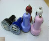 Colorful min dual USB car charger for iphone ipad ipod