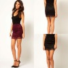 Hot Sale Cheap Skirt! Fashion Mini Skirt in Lace with Scallop Hem(SK2109)