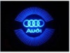 HOT! laser car LOGO light fit audi A4L A6L Q5 Q3 A3,A5,A8L,Q5,Q7,R8,S5,S8,TT,A1,A7,RS5