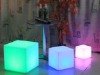 LED furniture plastic furniture LED cube stool