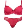 Miduo new arrival lace push up bra&brief sets