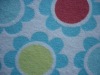 colorful flower towel fabric 80% cotton 20% poly 2012 new design