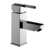 Solid brass square basin mixer