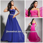 Inexpensive Beaded waist A-Line Custom Made Sweetheart Long Prom Dress 2012