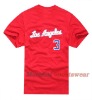 CP3 red basketball tee shirt,new design for basketball jersey wholesale,fans t shirt cheap