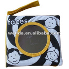 funny printed teaching faces baby cloth book