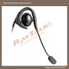 G shape Earphone with boom microphone for walkie talkie