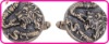 2012fashion alloy gold animal cuff links (W100056-1)