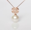 round white freshwater pearls pendant wholesale