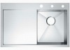 31" cUPC premium 304 stainless steel kitchen sink/undermount sinks/kitchen sinks with drain board/brush satin finish sinks