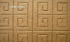 Embossed hardboard