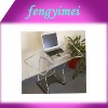 Clear Acrylic laptop desk,plexiglass furniture,perspex desk FYM-ad2002