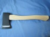 axe with wooden handle