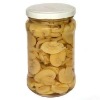 champignon mushroom in glass jar