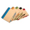 Notebook with pen as office and stationery promotional gift