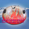 PVC infatable single round series aflame red snowing Tubing EN71 approved