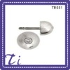 wholesale high quality jewelries titanium mens earrings