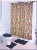 Bathroom 100% polyester printed Shower Curtain/Bath Curtain 023