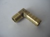 Brass hose elbow