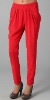 fashion and good quality red baggy pants for summer women