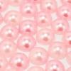 Pink color flatback half pearl 10mm!Flatback pearl beads!