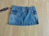 Hot sale new style casual fashion denim short skirt in 2012