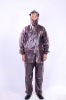 plastic pvc rain work suits