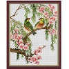 High quality exquisite cross stich kits with Wooden embroidery hoop