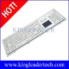 Industrial metal keyboard with touch pad,function keys and number keypad