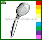 RGB temperature sensor led showerhead