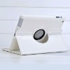 360 Rotating PU leather Smart cover stand case for apple new ipad